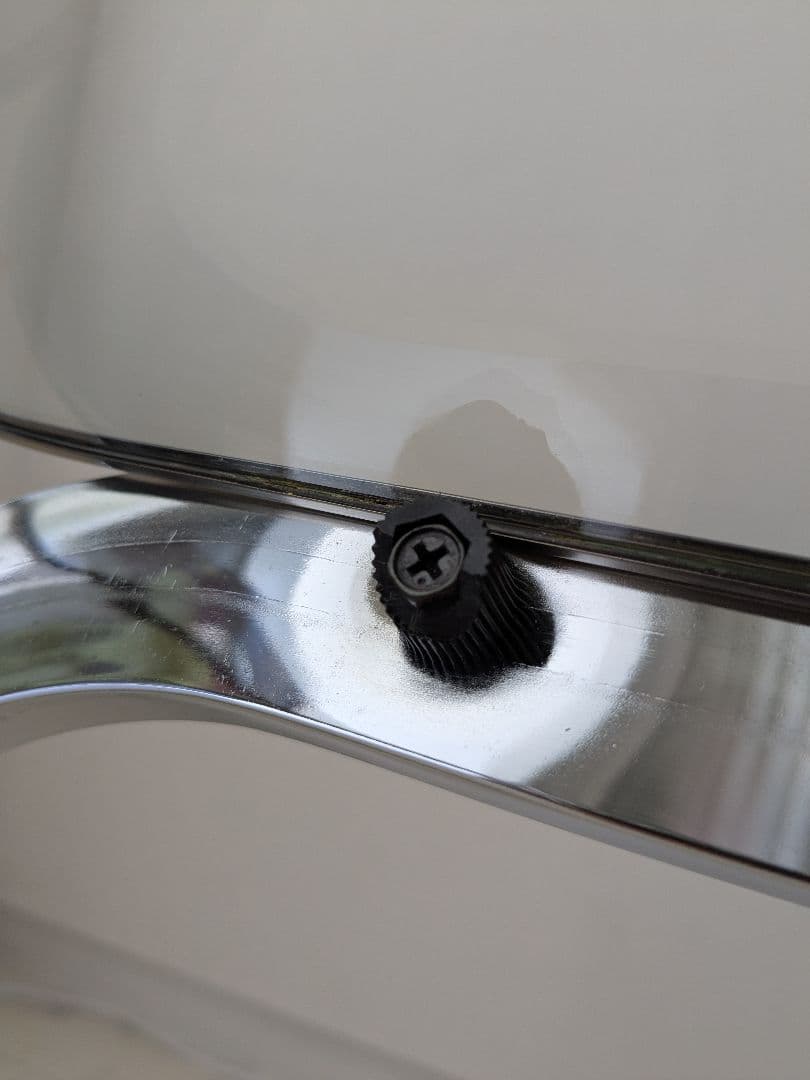 ヴィンテージ ガラステーブル モダン ミッドセンチュリー アイアンフレーム