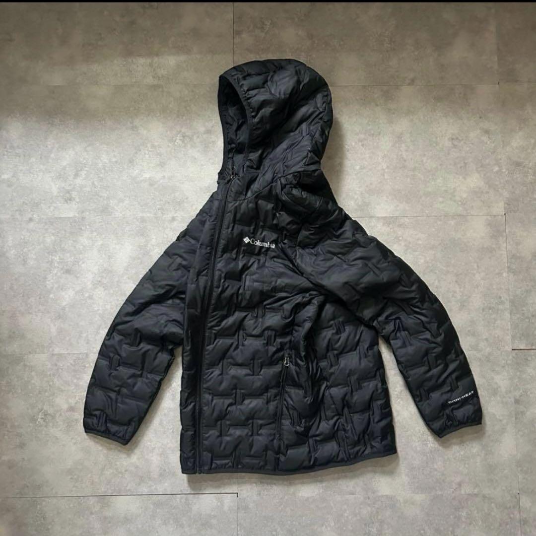 【大人気❗️】極暖！columbia マウンテンパーカー　ダウン　ブラックL