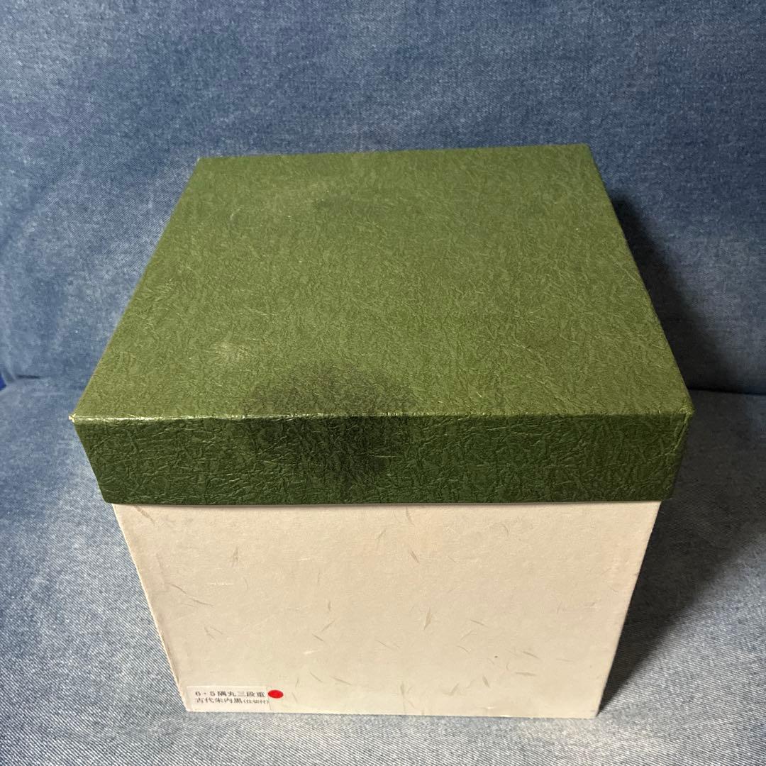 越前塗り 漆器 3段重箱 6.5隅丸 三段重