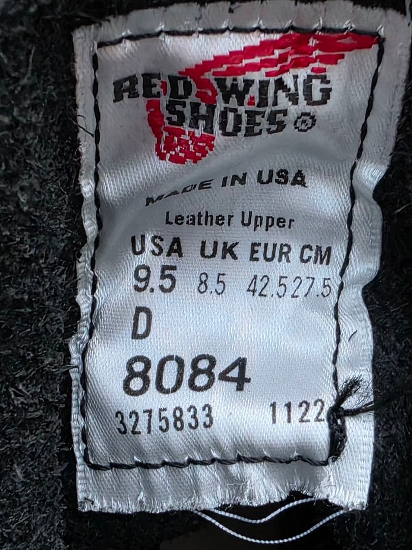 RED WING 　アイアンレンジャー　ブラック