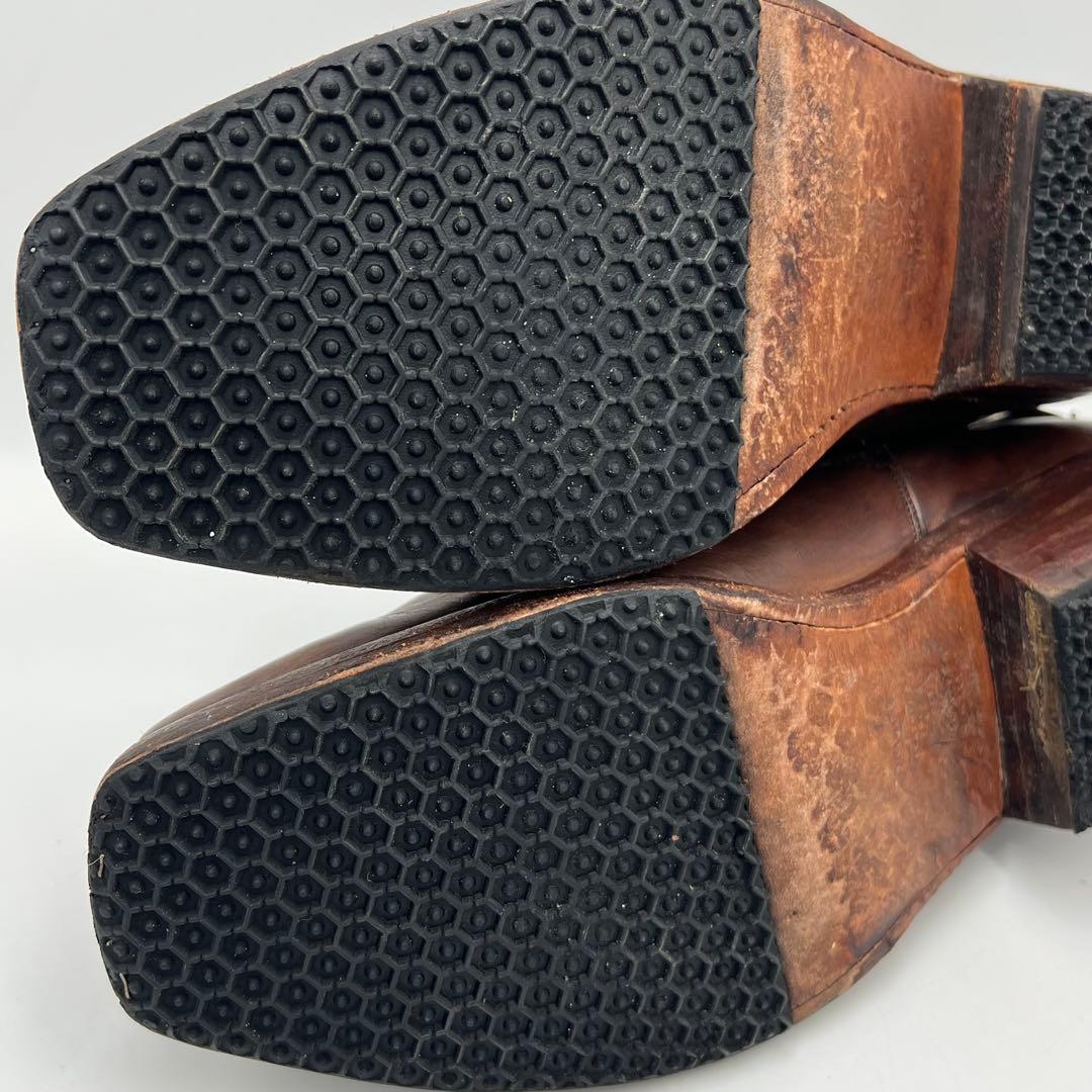 メキシコ製　アダムスブーツ　リングウエスタンブーツ　9ハーフ 27.5〜28