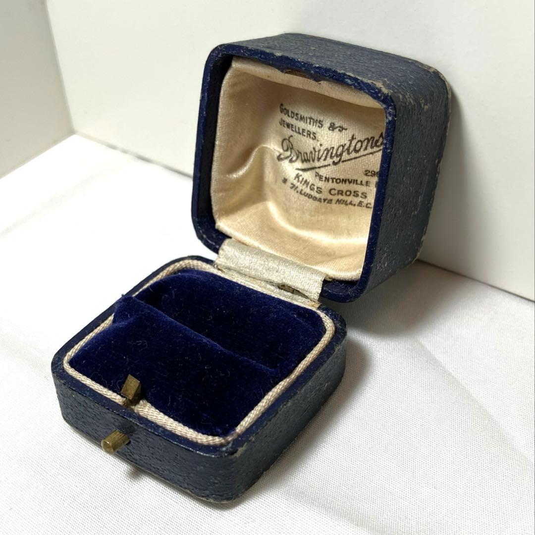 英国 アンティークジュエリーボックス リング用