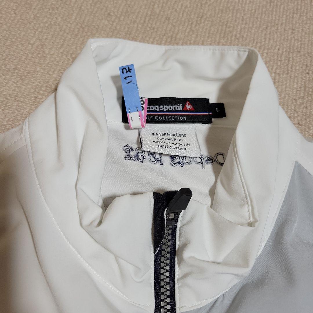 LE COQ SPORTIF ジャケット ホワイト/グレー