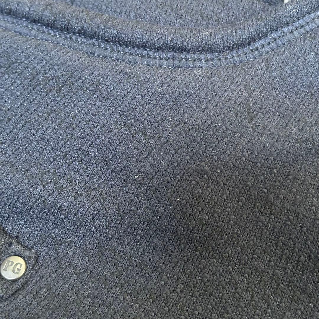 ★パーリーゲイツPEARLYGATESセーターフリーススカート新品未使用ネイビー