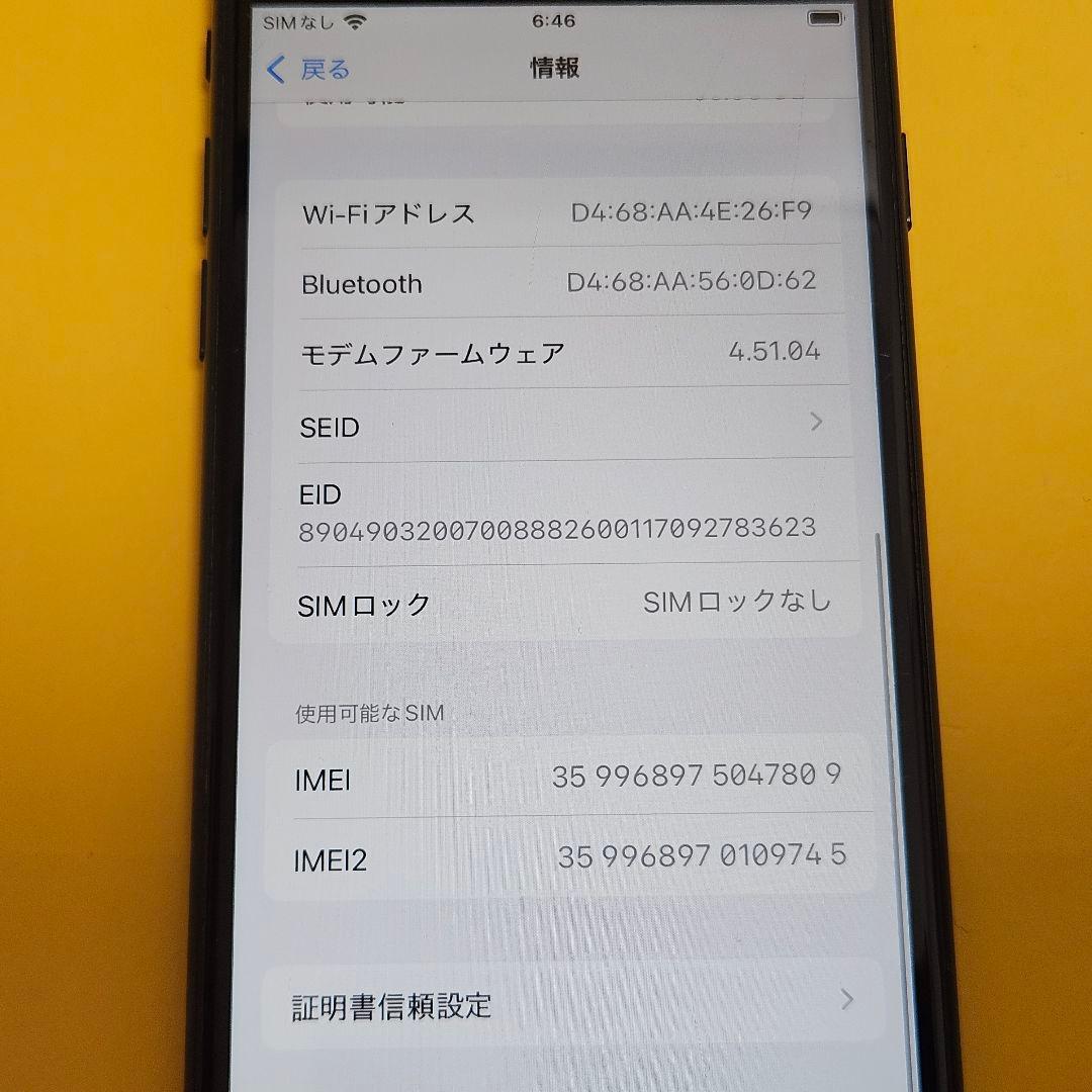 iPhone SE3 64GB｜24時間以内発送#809