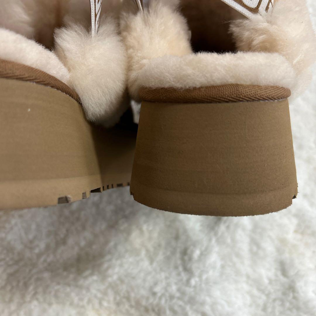 UGG FUNKETTE ファンケット レディースサンダル チェスナット25cm
