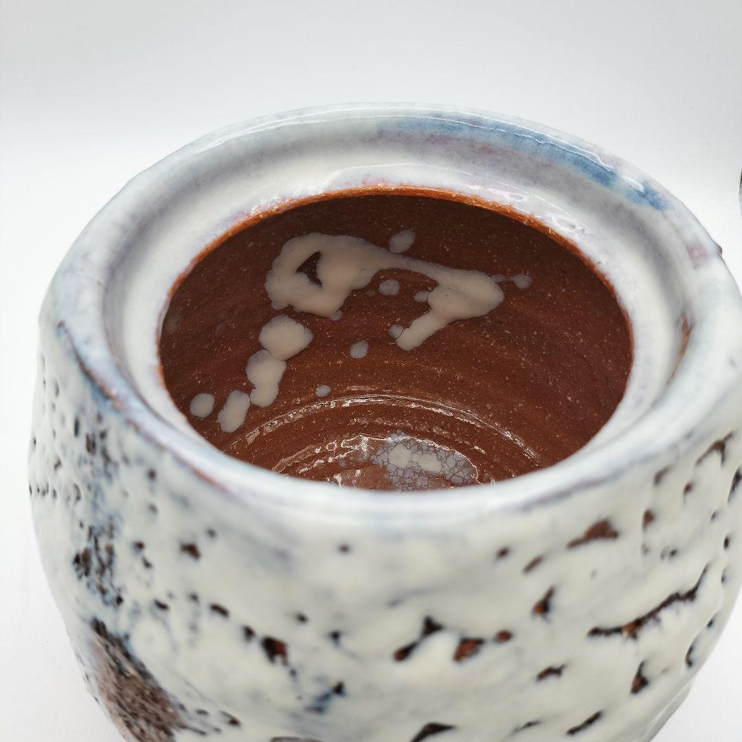 761　水指　白萩　鬼萩水指　宇田川聖谷　茶道具　茶道　古物