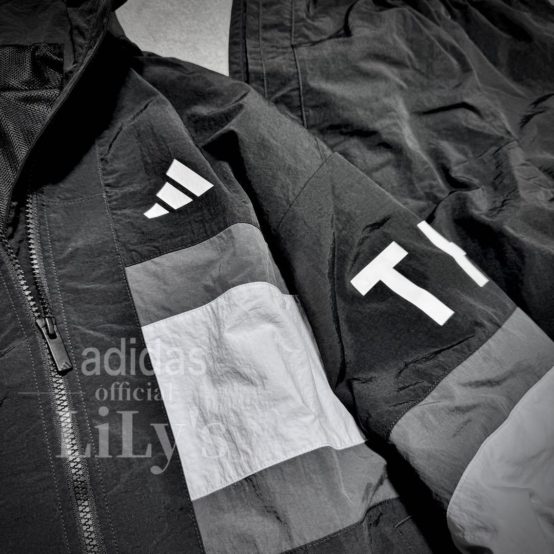 adidas上下セットアップ　Ｌサイズ　ウーブン　25新作　定価18,040円