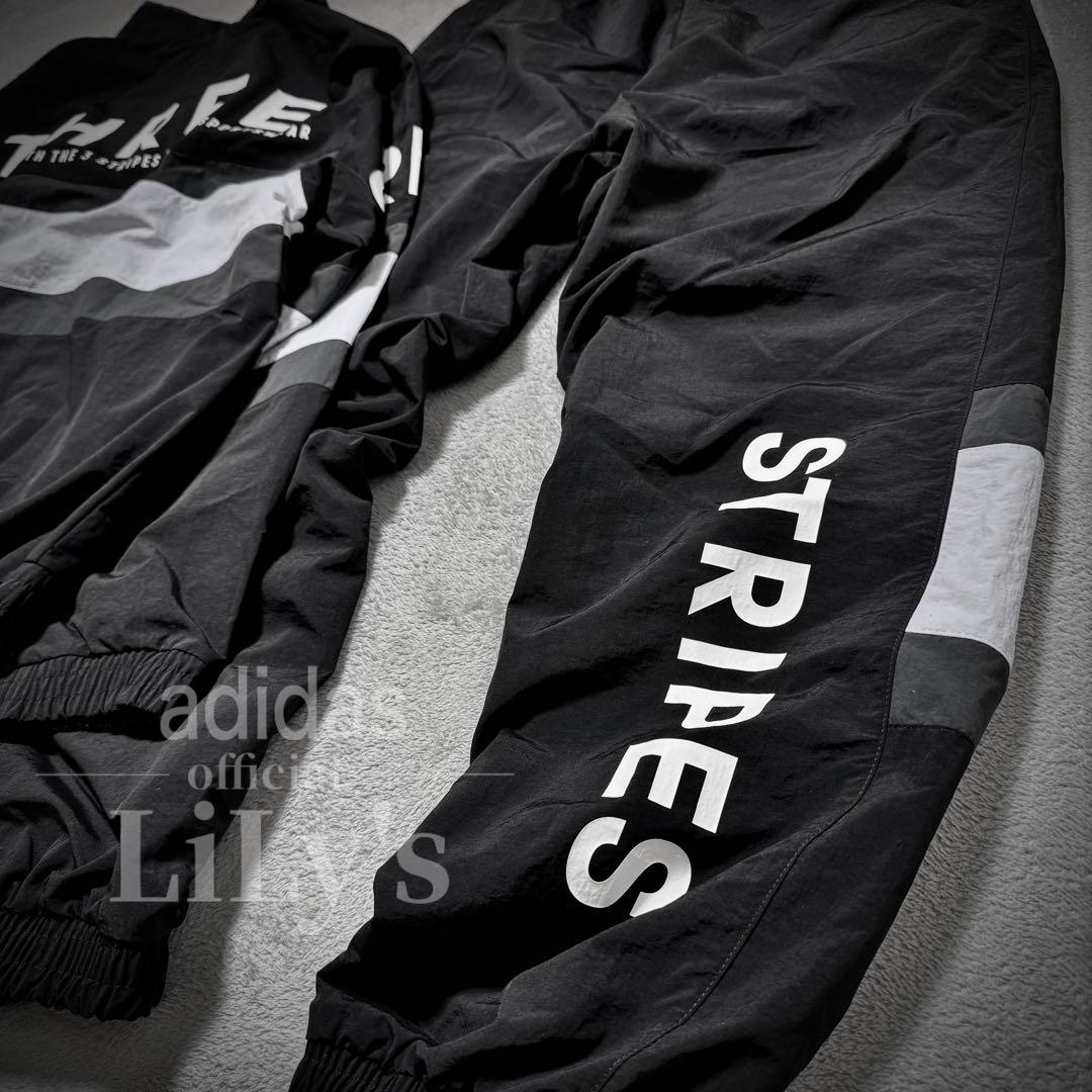 adidas上下セットアップ　Ｌサイズ　ウーブン　25新作　定価18,040円