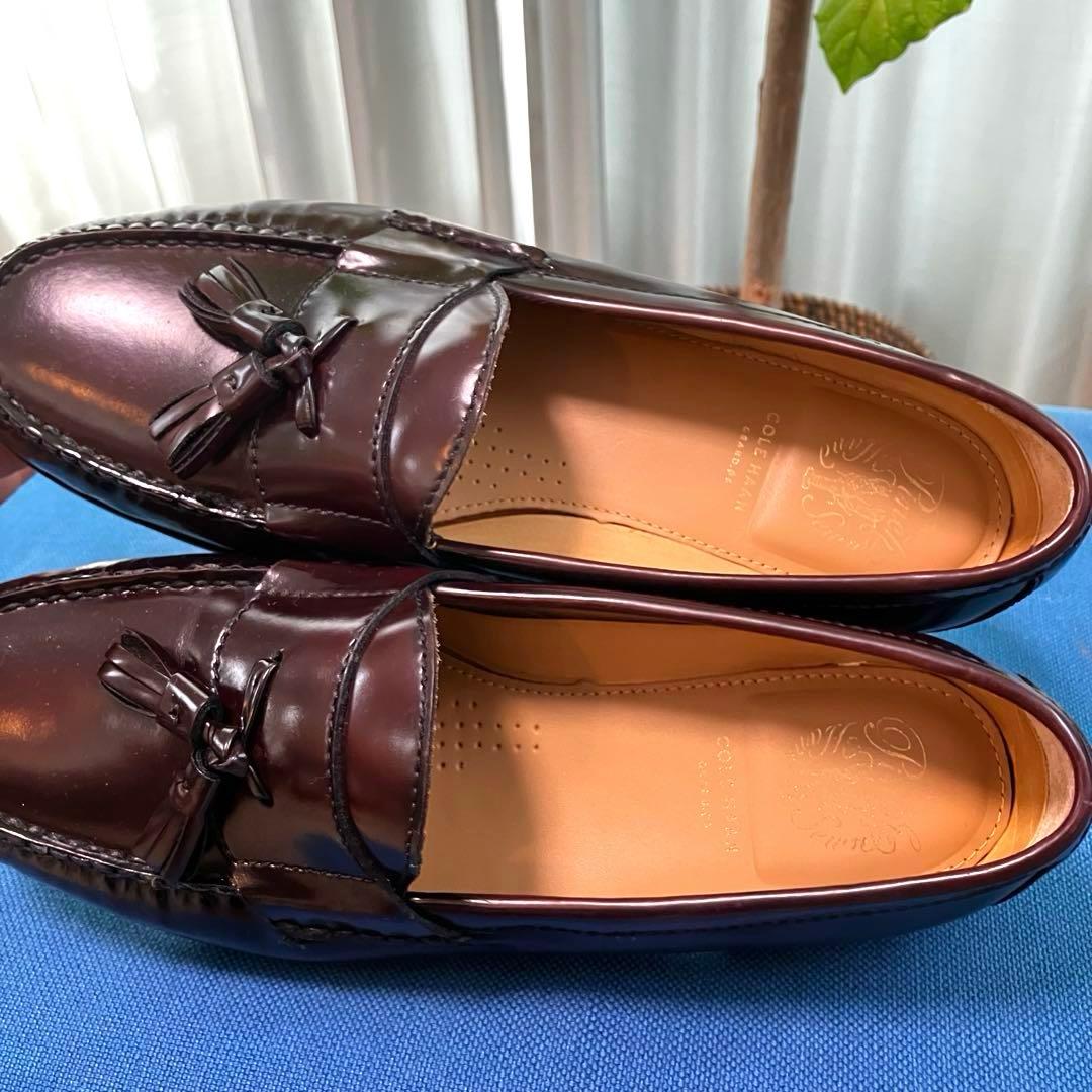 COLE HAAN コールハーン ピンチ タッセルローファー バーガンディ 茶