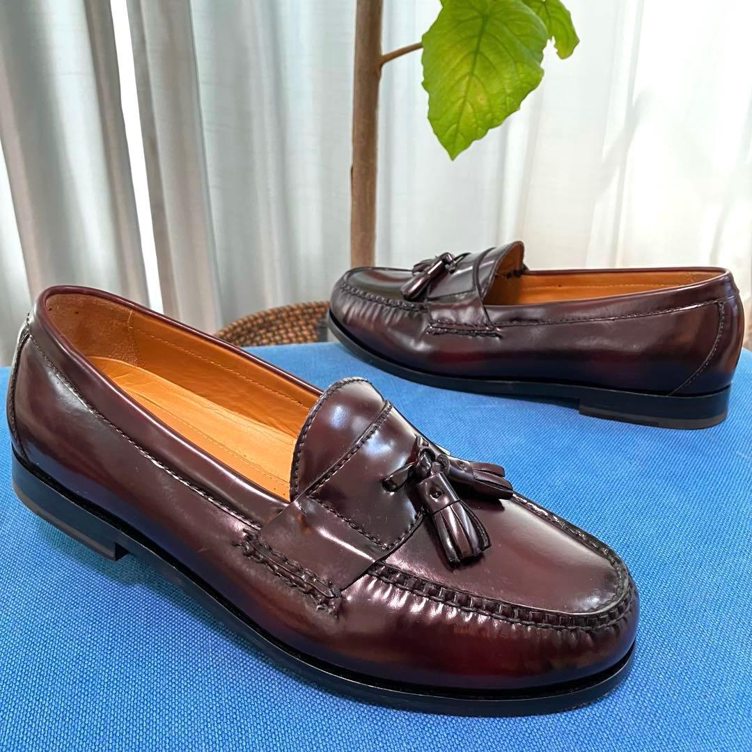 COLE HAAN コールハーン ピンチ タッセルローファー バーガンディ 茶