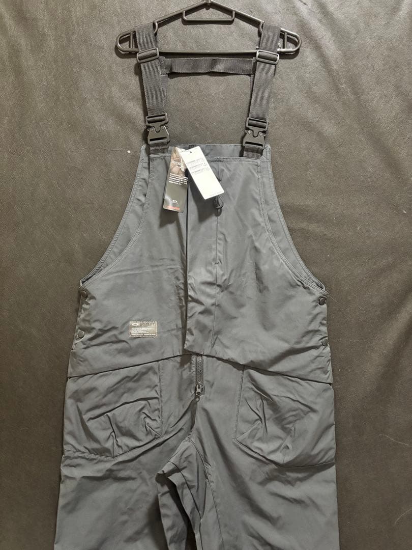 新品 OAKLEY カーキ スノーボード ビブパンツ Lサイズ オークリー 防水