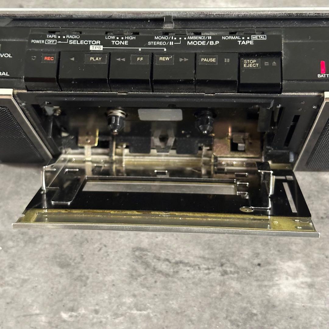 ナショナル National RX-F40 ラジカセ 昭和レトロ。