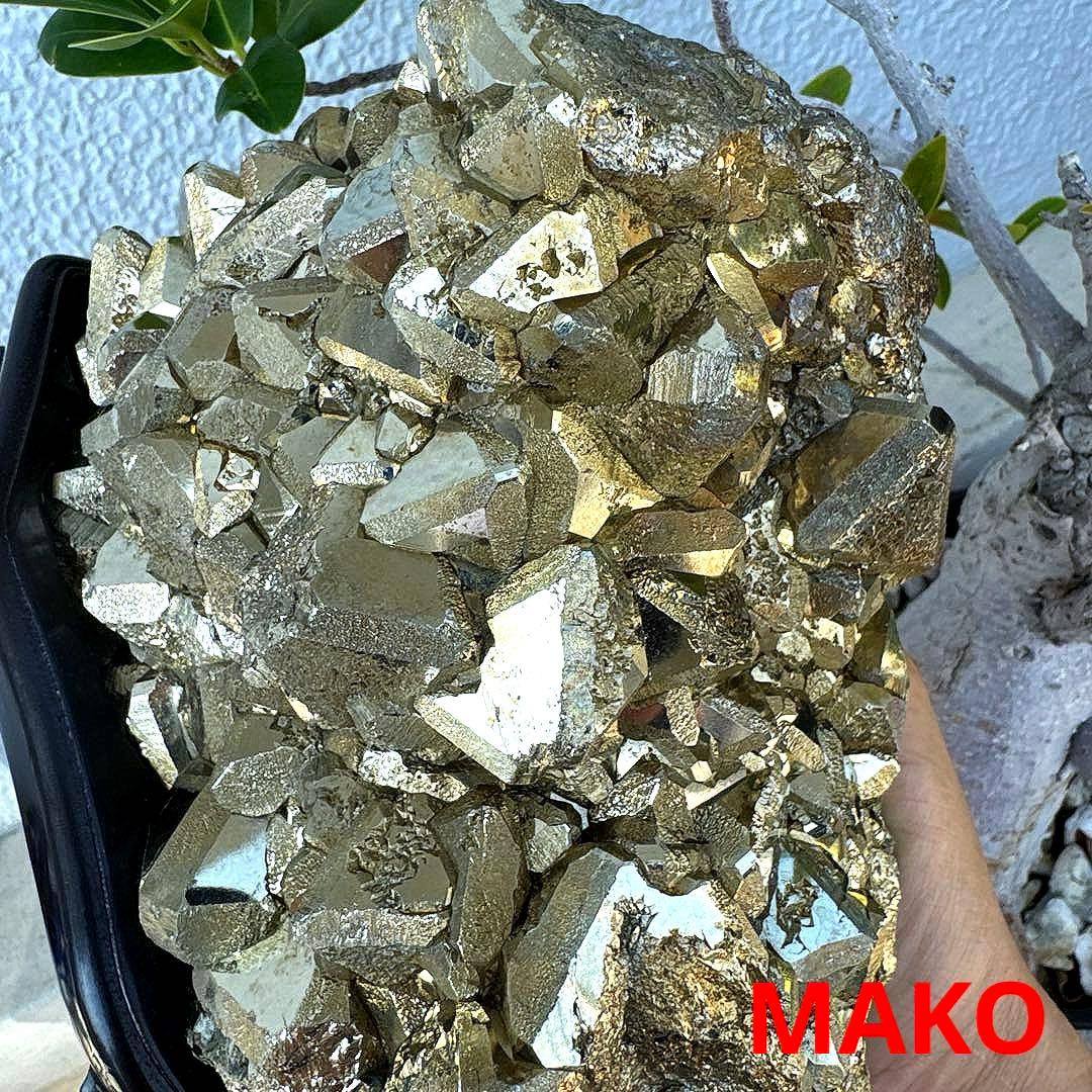 M1780☆パイライト原石クラスター5.6Kg☆天然石　原石☆N50502