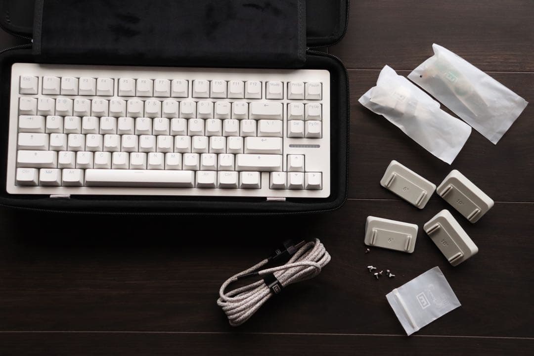 Wooting 80HE Zinc Alloy Lekker L45スイッチ付き