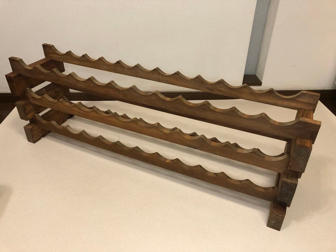 機能良 木製 ワインラックキット 12ボトル用 3段 送料無料