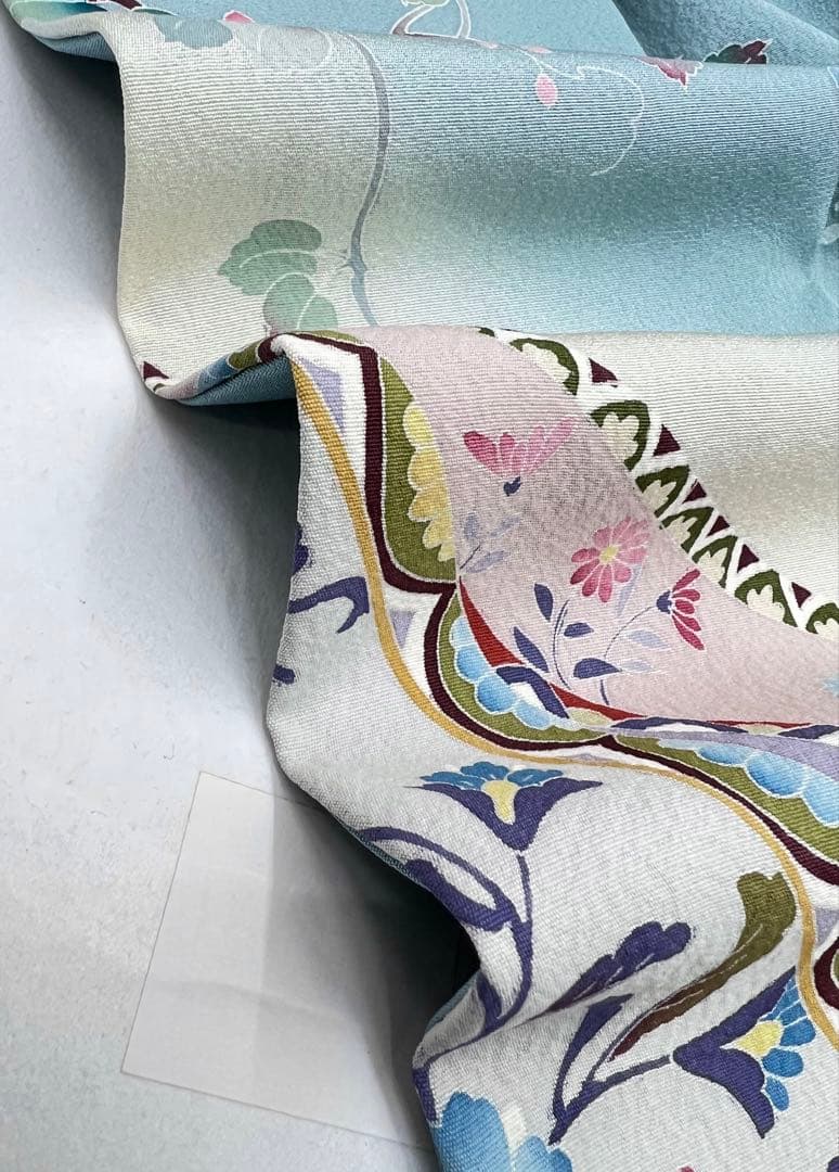 eri様　2点おまとめ　正絹　作家物　訪問着　アラベスク　熨斗目　長襦袢