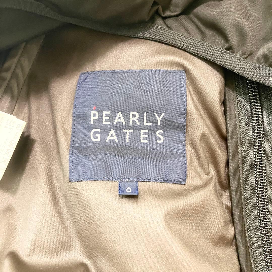 PEARLY GATES レディース ダウンジャケット 0サイズ　ブラック 防寒