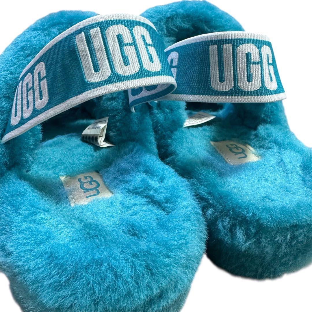 美品✨ UGG アグ サンダル オーイヤー ストラップサンダル シープスキン