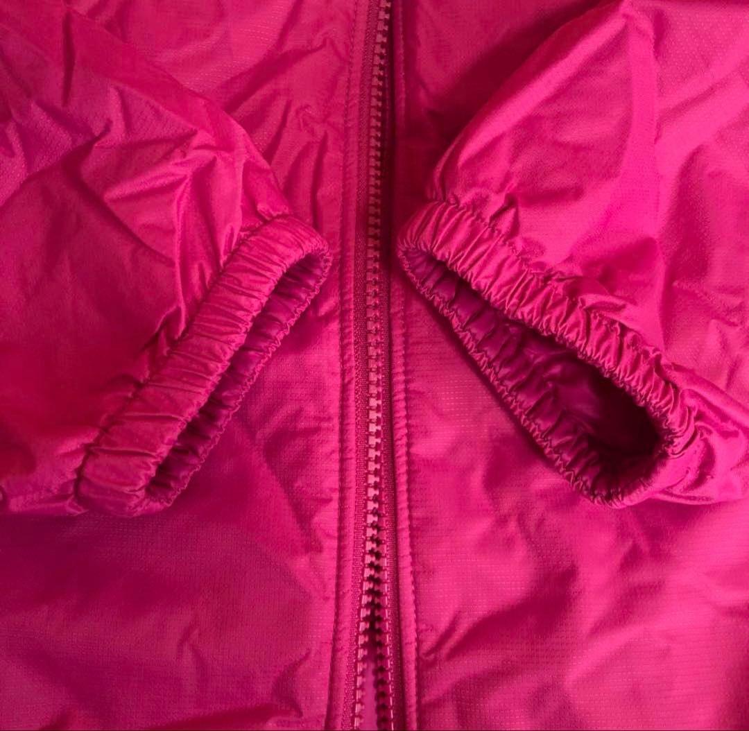 Columbia 子供用フード付きジャケット ピンク/オレンジ　手袋セット