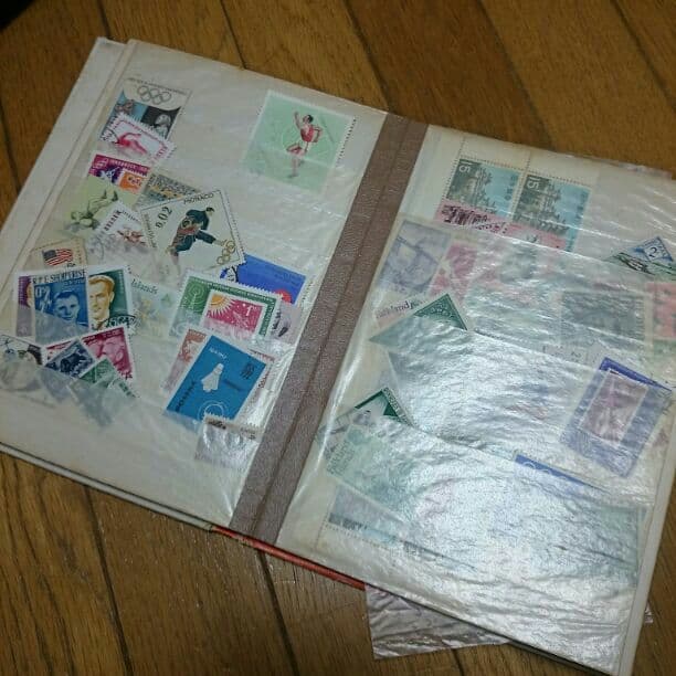 海外の切手や切手の束のセット