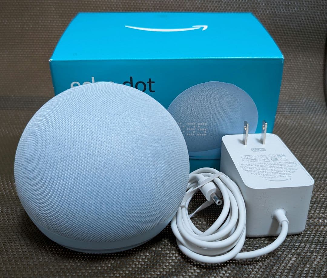 Echo Dot with clock 第5世代 クラウドブルー