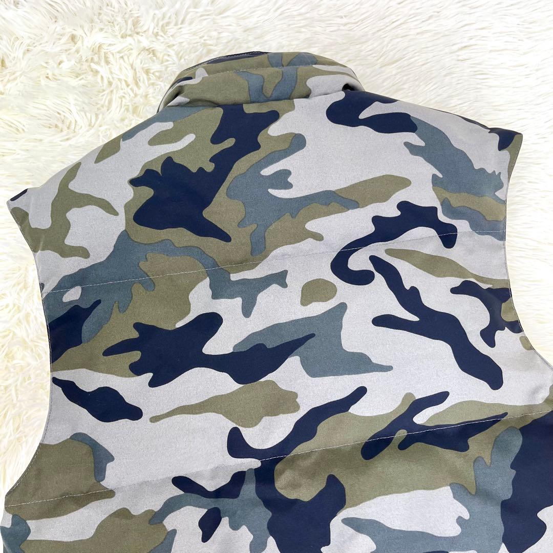 【激レア/美品】カナダグース ギャルソンベスト カモ柄 ミリタリー 迷彩 S