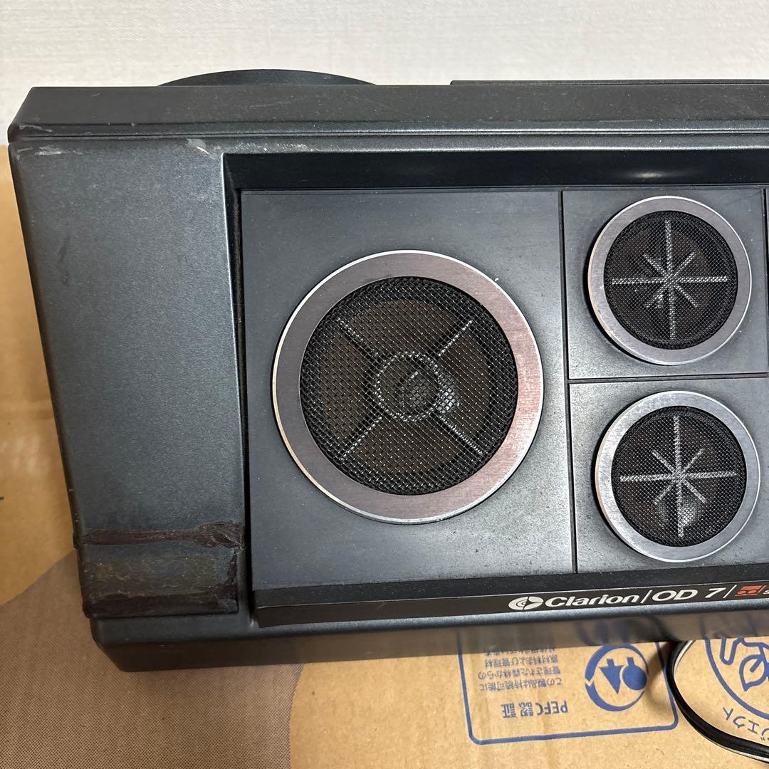 当時物 クラリオンod-7 置き型スピーカー 旧車