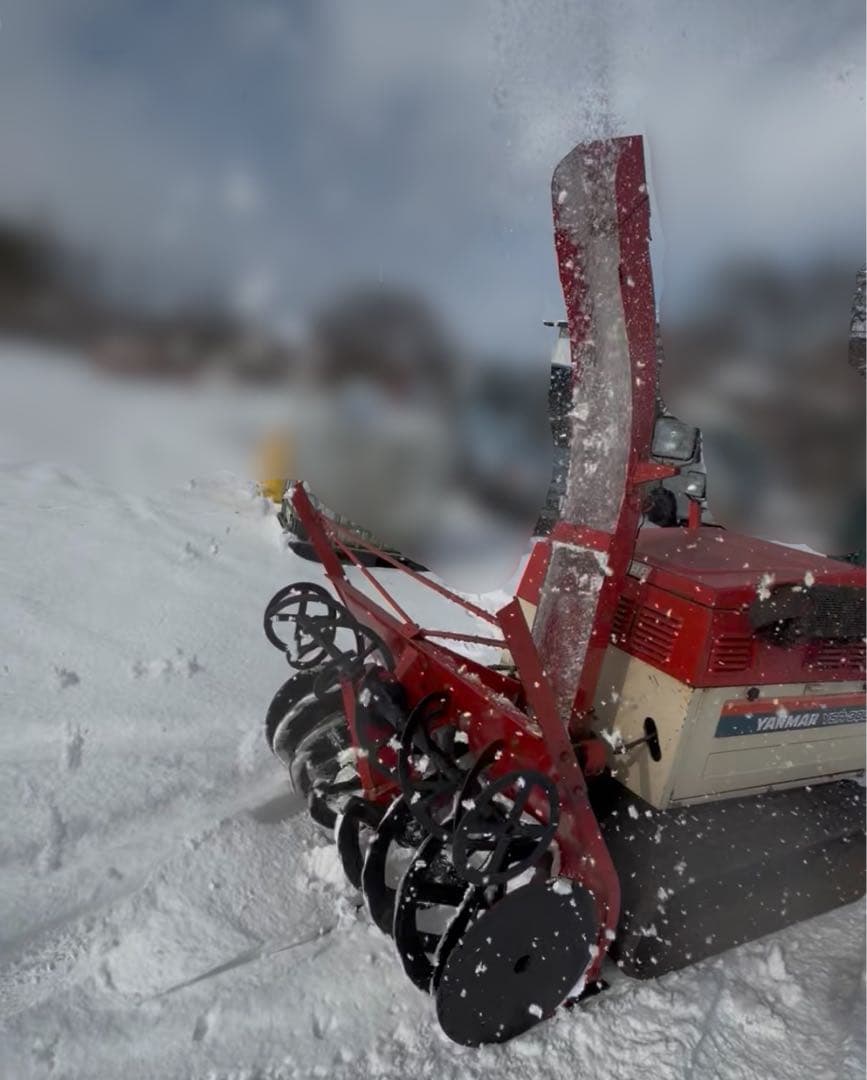 【使用時間少！】30馬力　ヤンマー　ディーゼル　除雪機