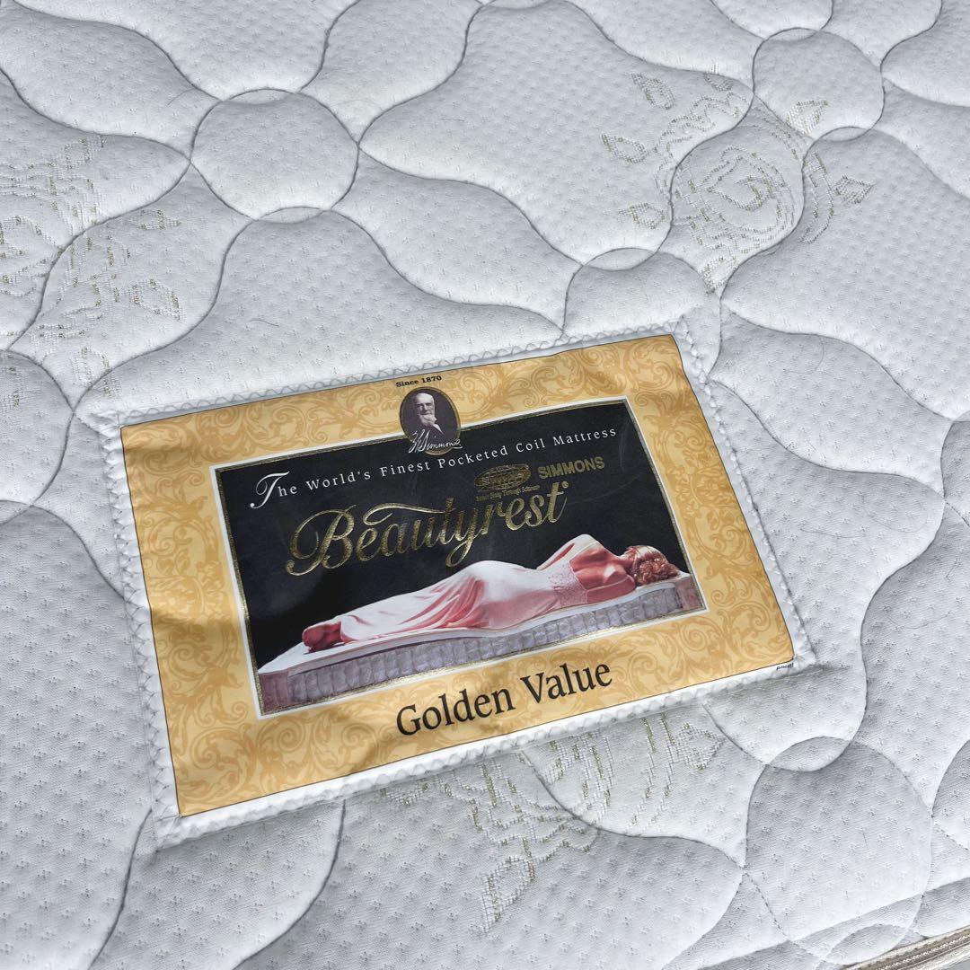 取付無料！シモンズ ビューティレスト ゴールデンバリュー セミダブルマットレス✨
