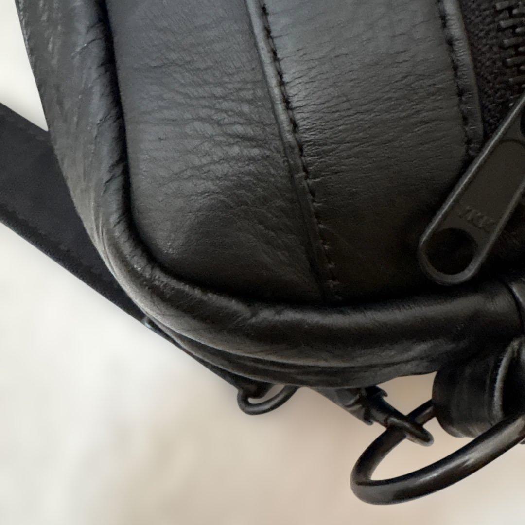 美品✨ポーター　ビジネスバッグ　オールレザー　2way ブラック　シボ革