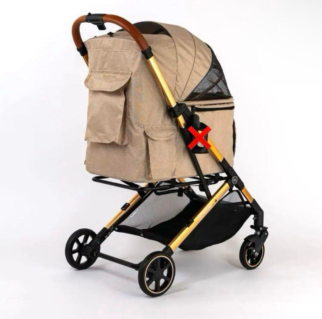 美品 ペットカート バギー 4輪 ワンタッチ 折り畳み 軽量 コンパクト