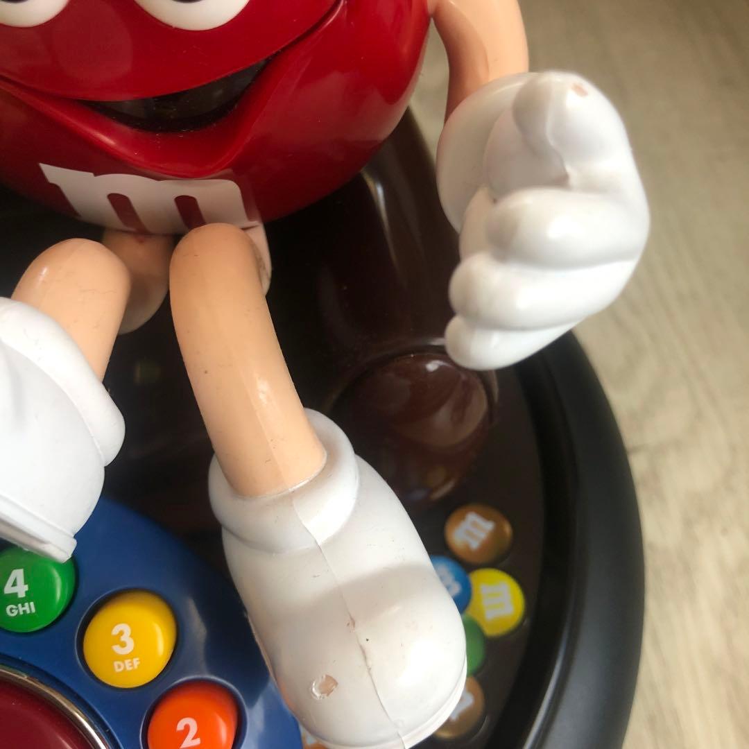 美品希少⭐️日本で繋がるUSA限定ビンテージM&Msフィギュア電話機