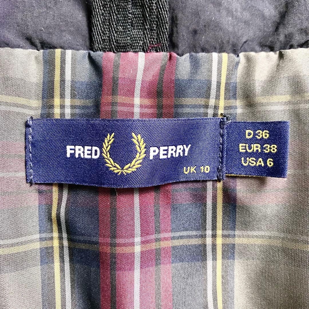 FREDPERRY ロング　モッズコート フィッシュテール 中綿ライナー付き