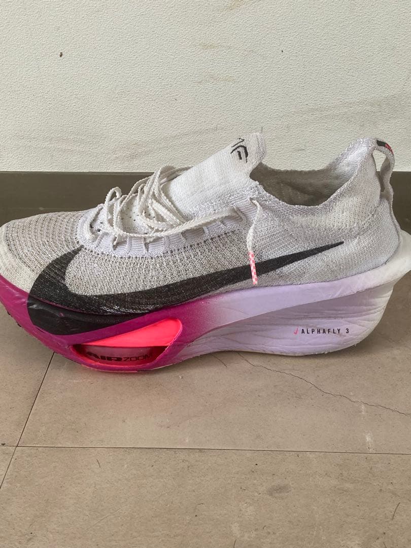 Nike アルファフライ3 27.5 ホワイト/ピンク