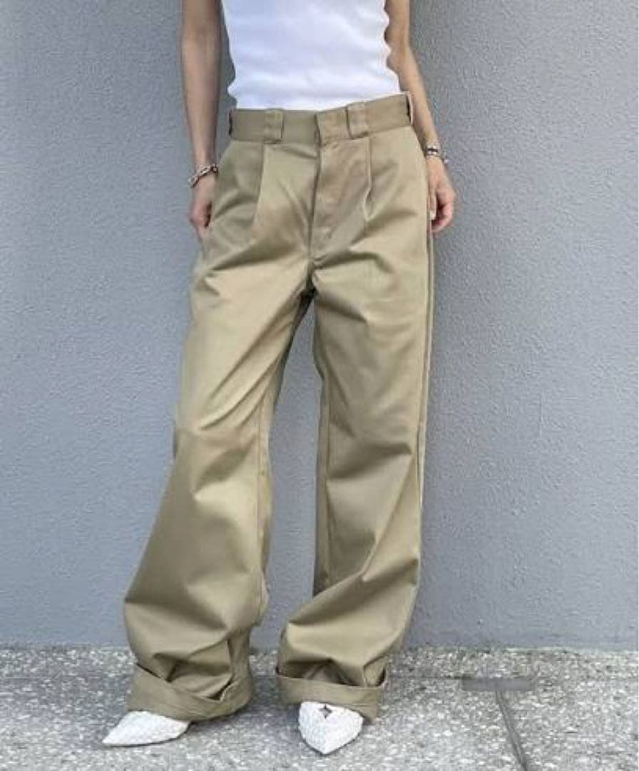 ok.soon dickies ワイド チノ パンツ
