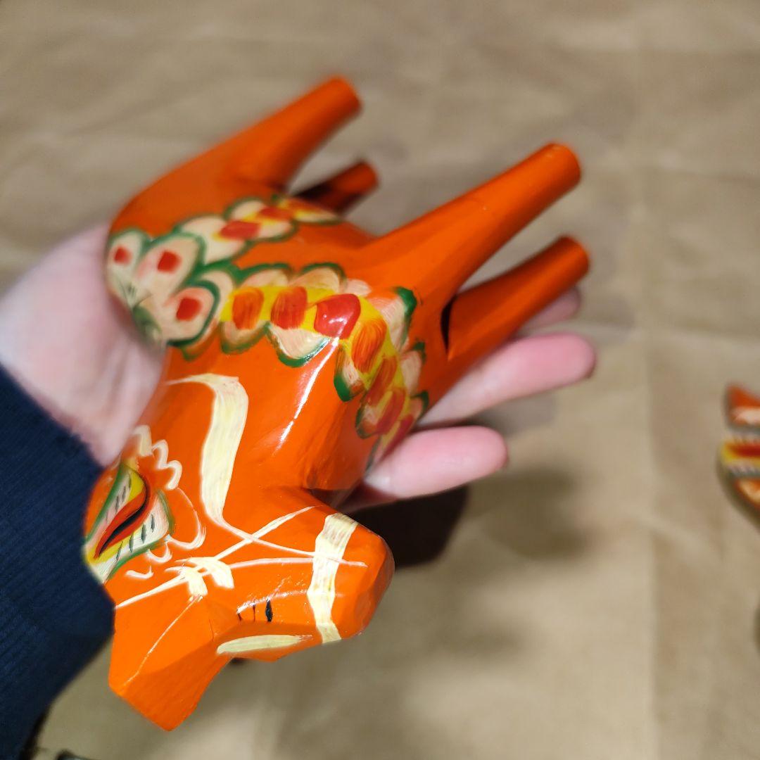 ダーラナホース　2体セット　北欧　スゥエーデン