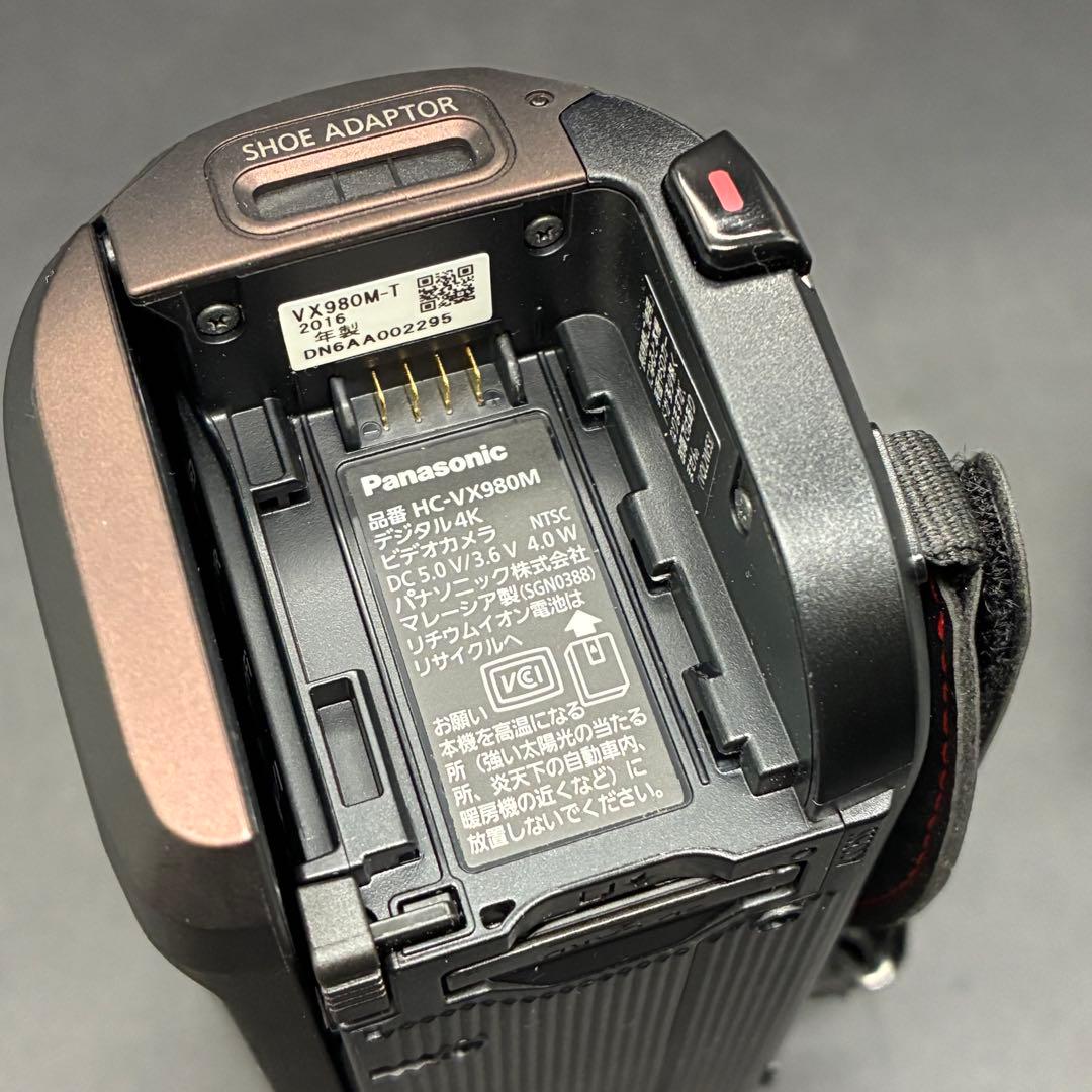 【動作OK】Panasonic HC-VX980M 4Kビデオカメラ 2016年