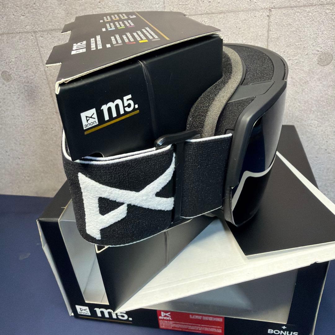 anon m5 ゴーグル ボーナスレンズ ネックウォーマー 付き MFI