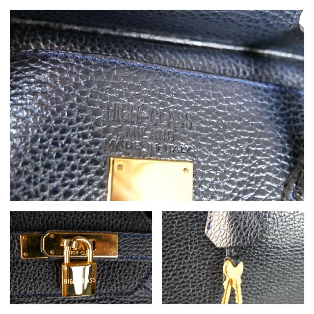 新品保管品✨ HIGH CLASS ハイクラス バッグ ゴールドネイビー 40