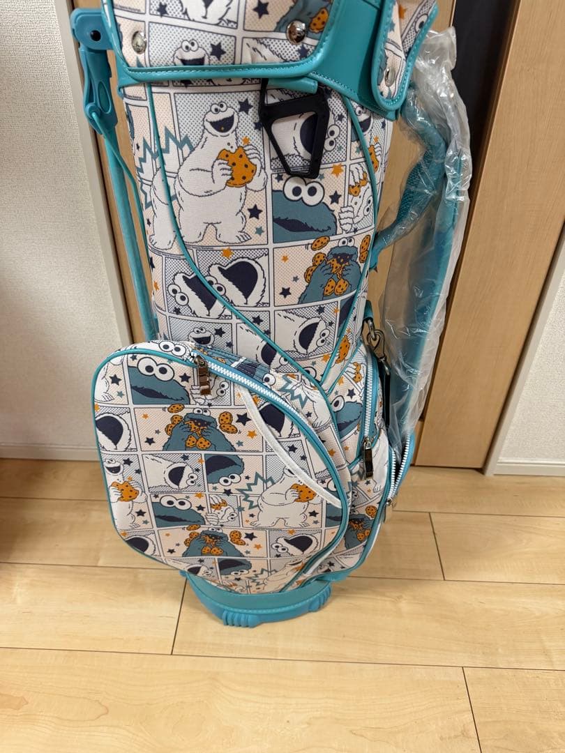 セサミストリート　クッキーモンスター キャディバッグ