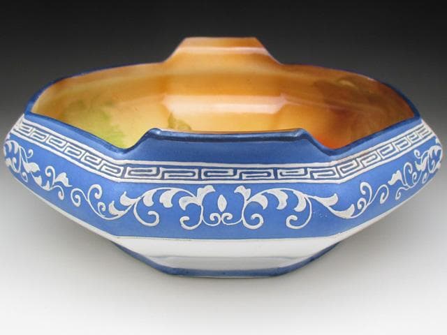 オールドノリタケ ウェッジウッド風 栗絵 ボウル 23cm