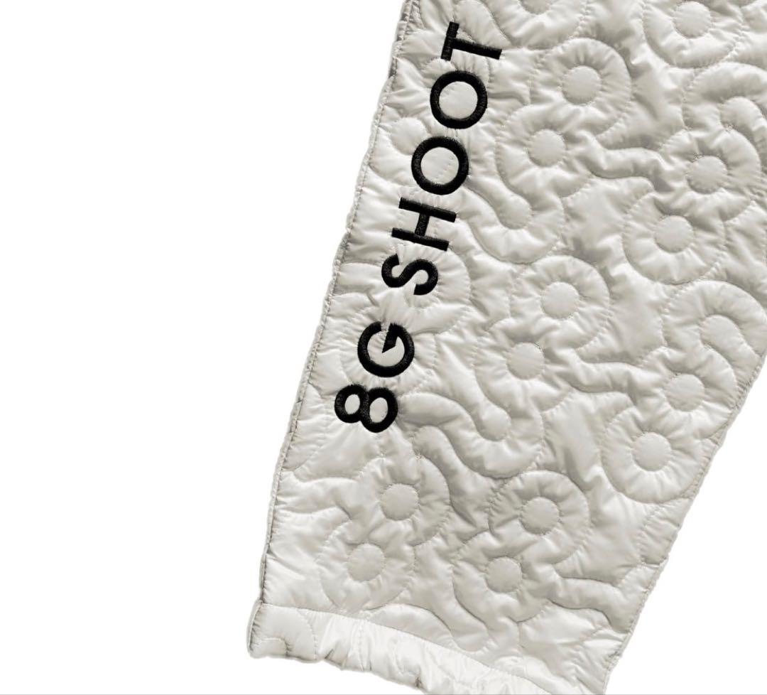 完売品⭐︎8G SHOOT ロゴキルティング中綿入りパンツ