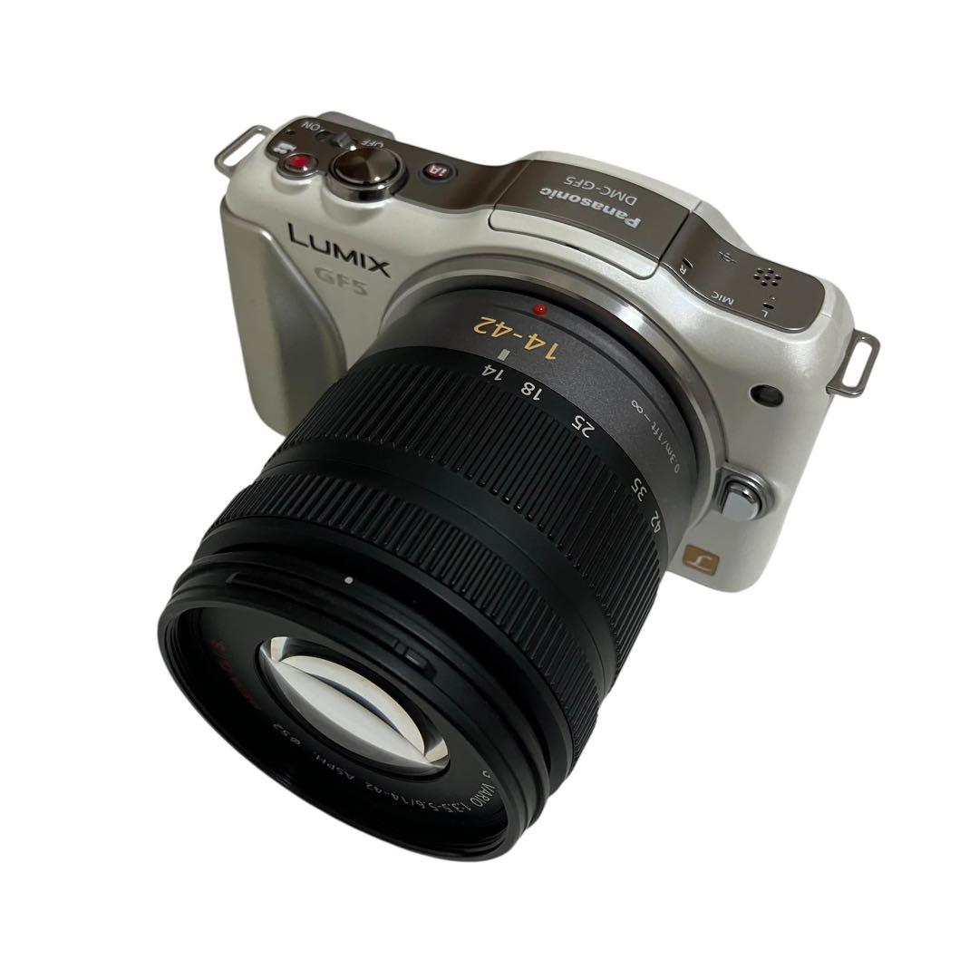 パナソニック　LUMIX　DMC-GF5 レンズセット　コンデジ　バッテリー2個
