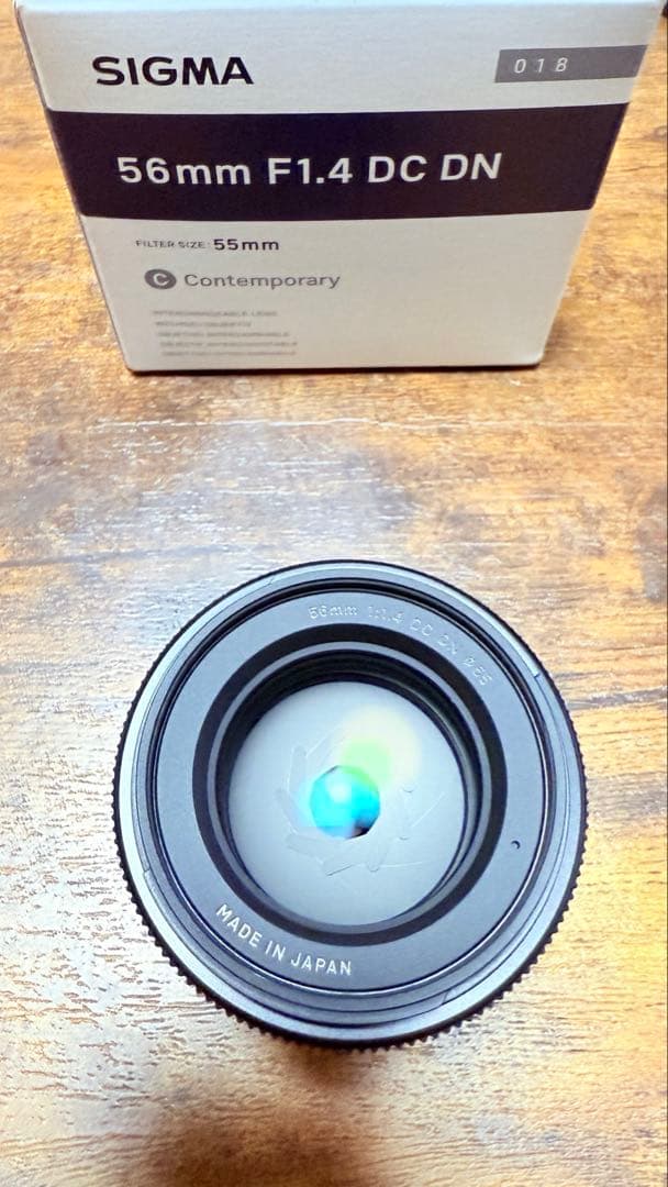 SIGMA 56mm F1.4 DC DN レンズ Xマウント フジフイルム