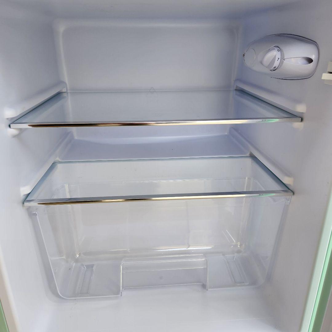 アイリス　2024年製　レトロ冷蔵庫　81L ライトグリーン