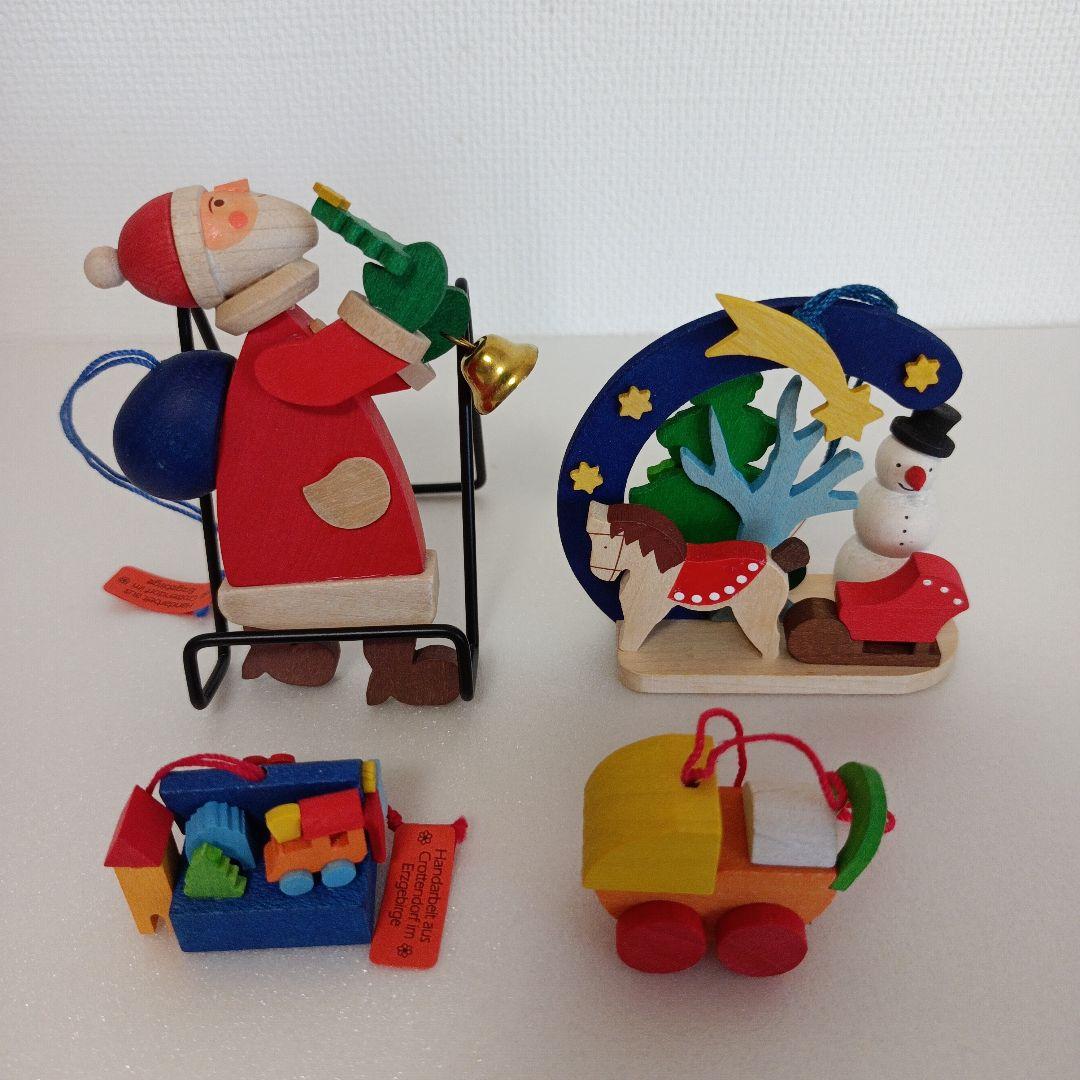 デコア 木製クリスマスツリー/グラウプナー 木製オーナメント他/ドイツ製