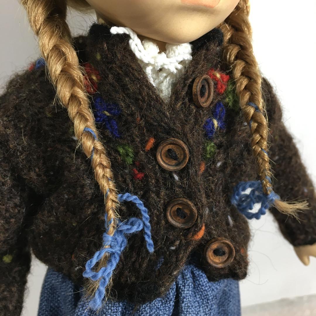 ○[美品] ポングラッツ人形 pongratz オールウッド 木製人形37cm