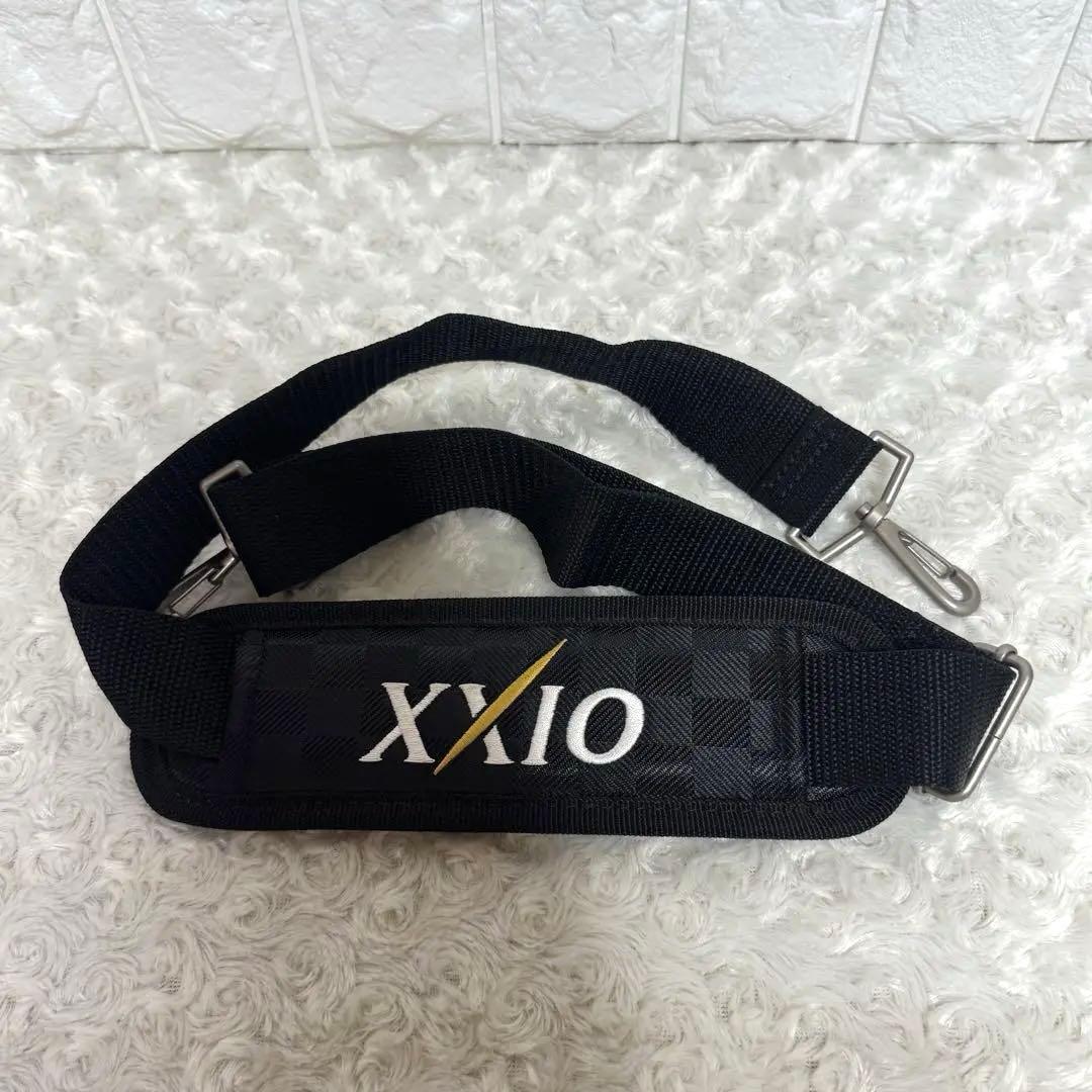 XXIO　ゼクシオ　ゴルフバック　ショルダー　チェック　黒　ダンロップ