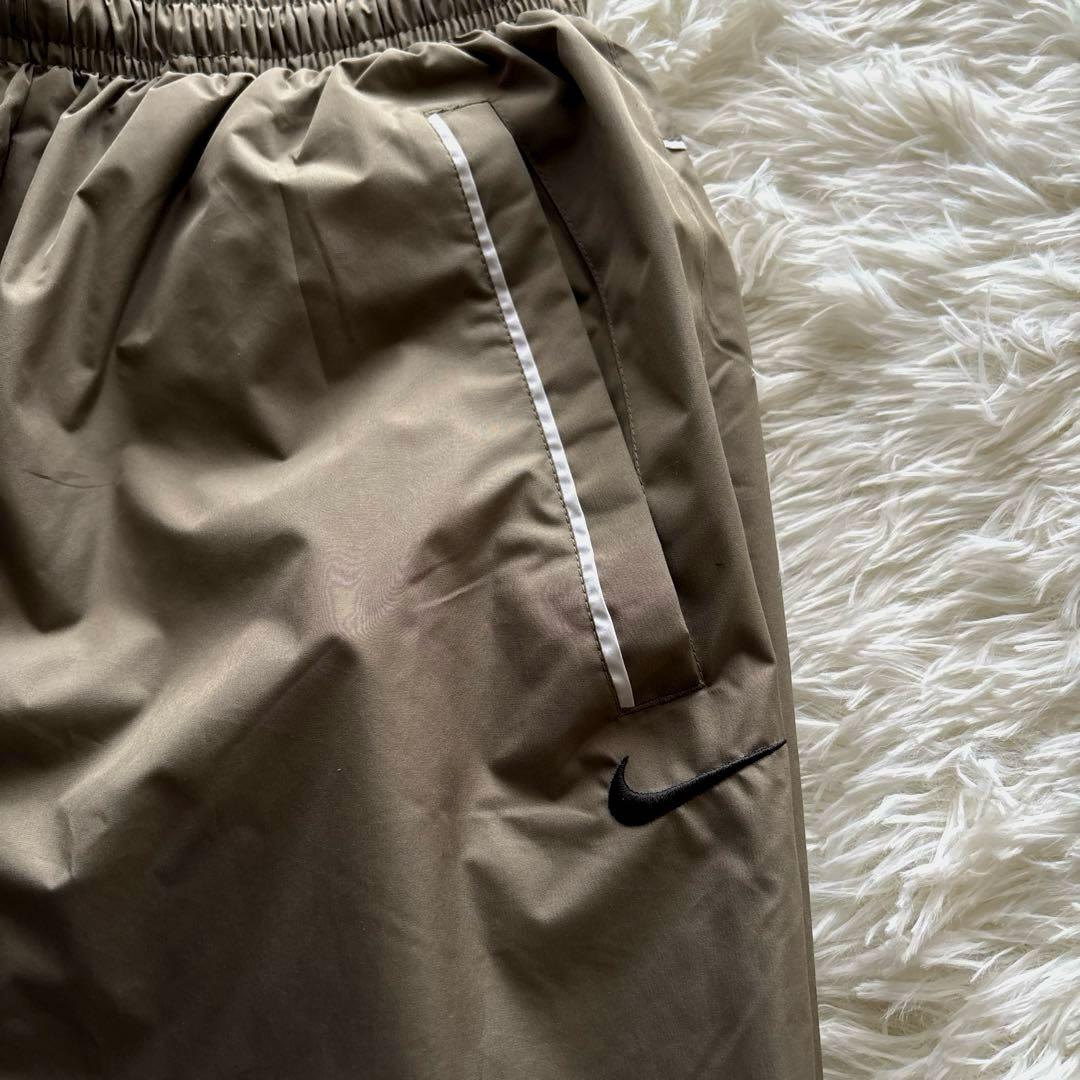 古着　ナイキ ウインドブレーカー セットアップ カーキ×黒　CLIMA-FIT